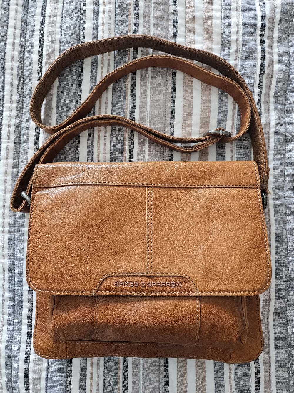 Spikes & Sparrow Leather Crossbody Bag